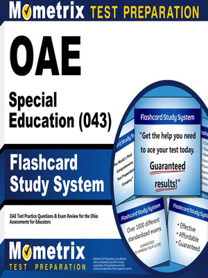 cover image of OAE Special Education (043) Flashcard Study System